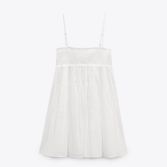 Zara White Mini Dress - Picture 2 of 3